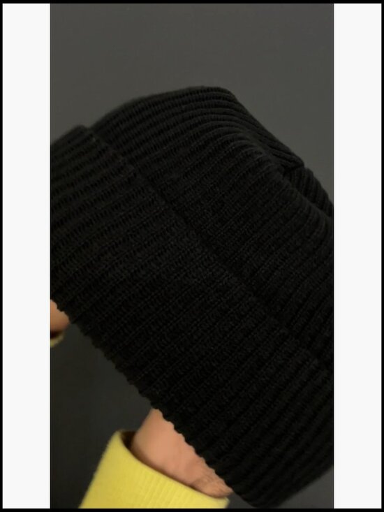 Acrylic Loose Fit Beanie Knit Slouchy Skull Ski Hat Unisex Winter Warm main image 4